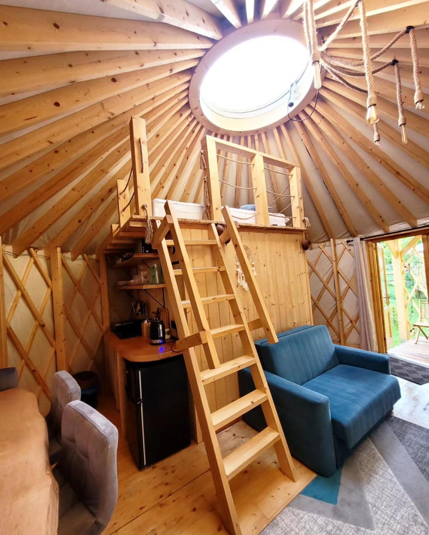 Aloha Glamp - Okragle Domki Przy Rzece - Balia I Sauna - Energylandia Zagornik Quarto foto